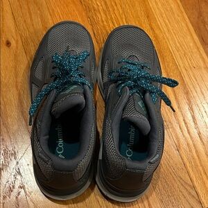 Columbia Charcoal and Teal Athletic Shoes